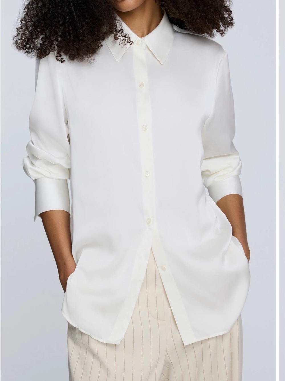 Kenneth Cole Reaction White Extra Slim Fit Button-Down Shirt